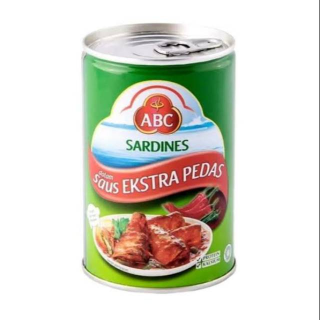 

ABC Sardines Sarden Dalam Saus Extra Pedas 425 gram