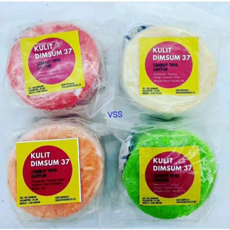

kulit dimsum hanya warna putih saja