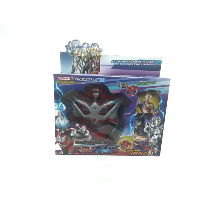 Mainan Set Topeng Ultraman Fusion Zero Neo Change Box | Topeng Ultraman | Mainan Topeng Ultraman