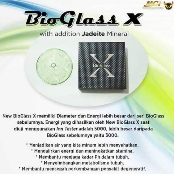 Bioglass Bio - X MCI Bioglass MCI Bio X MCI Bioglass MCI Pendant MCI Kalung Pendant MCI Kalung MCI