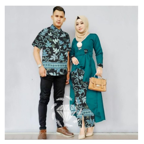 COUPLE HANUM/ COUPLE PASANGAN/ BAJU PASANGAN/ CP TERBARU/ BAJU PESTA/ CP BATIK/ BAJU COUPLE