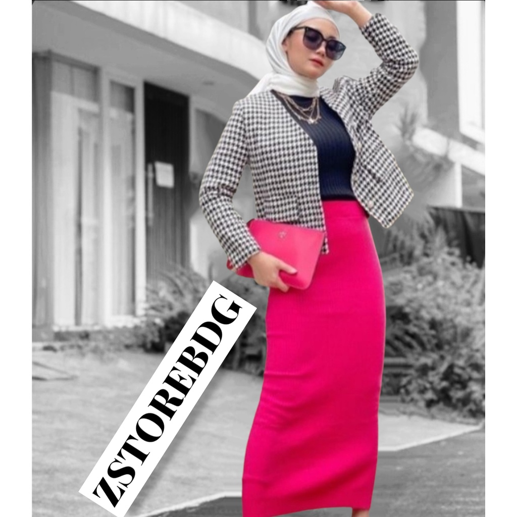 ROK SPAN RAJUT KNITTED-ROK RAJUT PANJANG-ROK SPAN RAJUT PREMIUM-ROK RAJUT PENCIL SKIRT