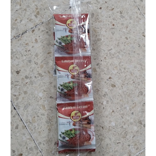 SAMBAL TERASI ULEG SACHET / 1PACK ISI 10 PCS