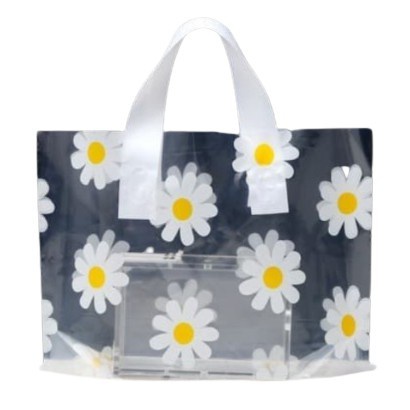 

(TERLARIS) sun transparan jd Paperbag goodiebagn motif flower elegan -
