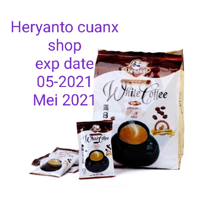 

gt201jyj Chek Hup 3In1 Ipoh White Coffee/Kopi Check Hup 3In1 Bpom Ds20X11