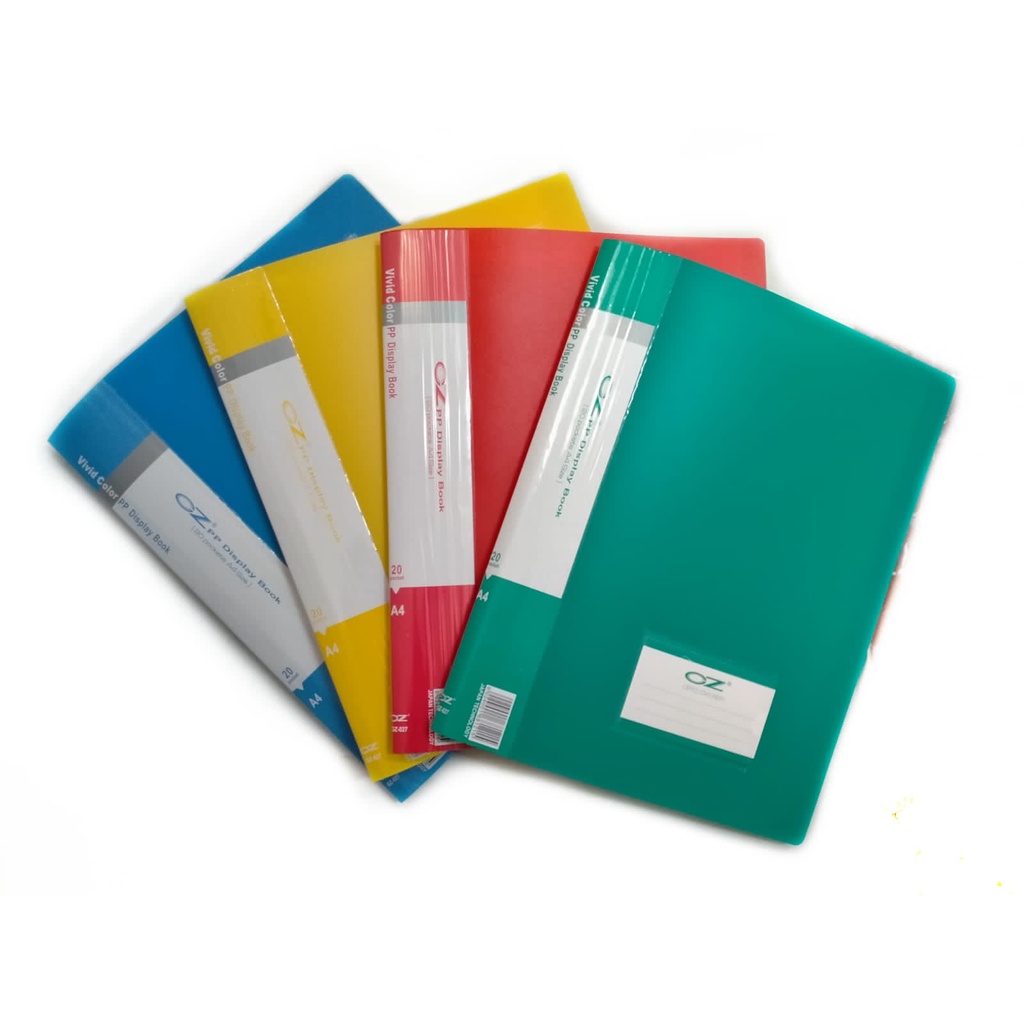 

MAP CLEAR HOLDER DISPLAY BOOK A4 ISI 20 DOCUMENT KEEPER GZ-027 + KARTU NAMA
