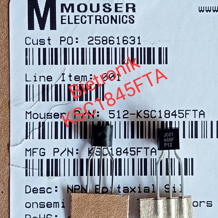 C1845 KSC1845 KSC1845FTA Transistor NPN Original ON SEMICONDUCTOR