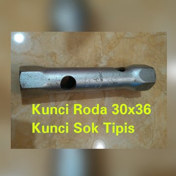 kunci roda tipis 30x36 UNIOR model pipa/sok I  PROMOB21