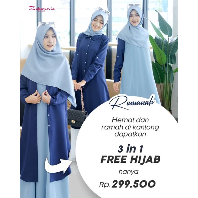 Rumanah tunik by zabania pusat