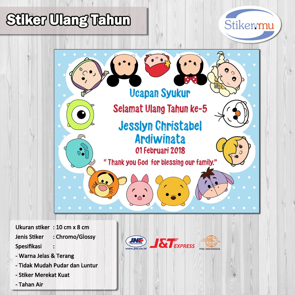 Stiker Label Ulang Tahun | Shopee Indonesia