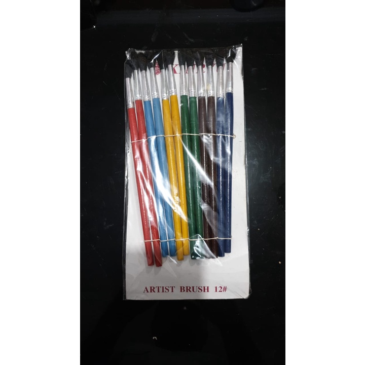 

Kuas Lukis - Kuas Gambar no.12 (perpack 12 pcs)