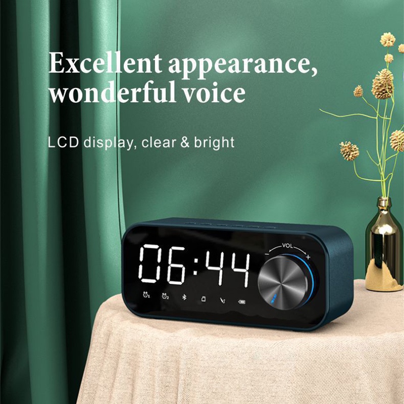 【COD】Jovitech Speaker Jam Led Bluetooth Portable Stereo Original Display Alarm Wireless S16