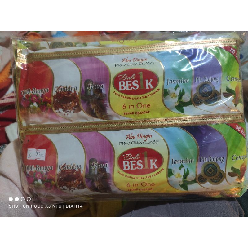 Dupa Harum Sekar Sejagat Premium Class Bali Besik 6 in one, 1000 Bunga, Cendana, Siwa,