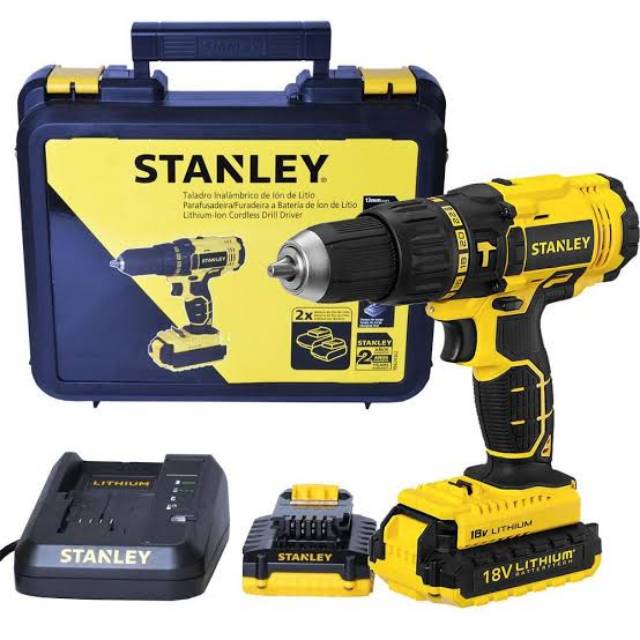 Bor batrei cordless hammer drill SCH20C2K stanley sch 20 c2k