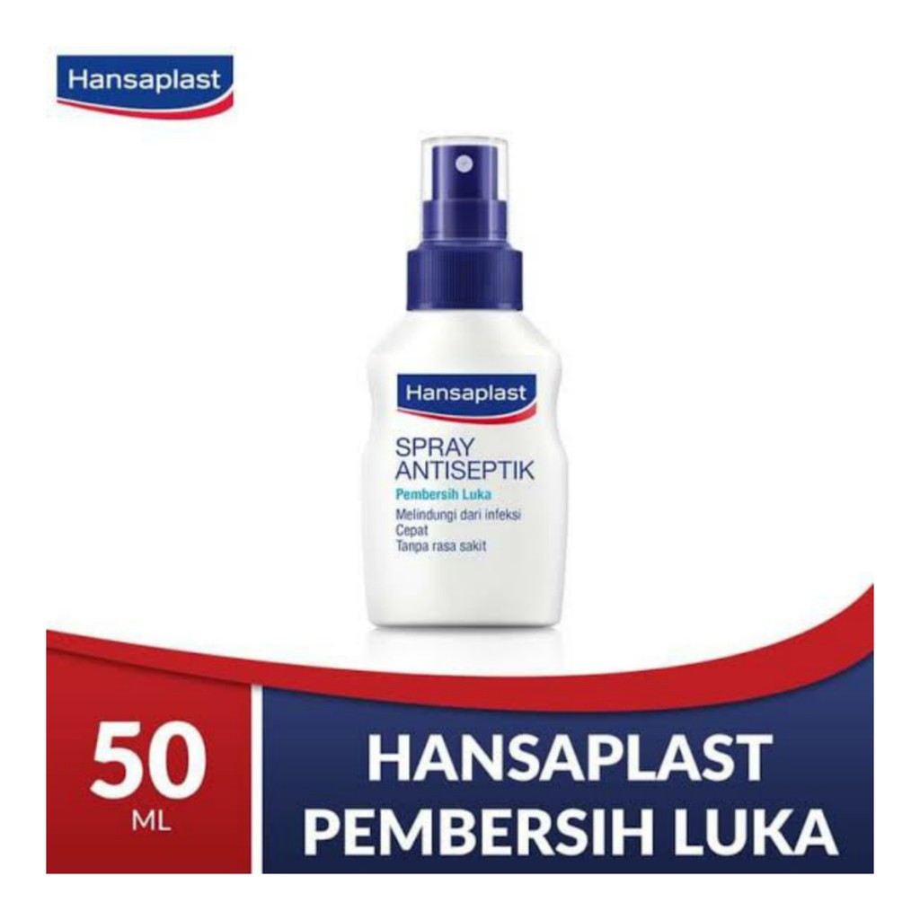 CAIRAN ANTISEPTIK SPRAY HANSAPLAST 50 ML ANTI BAKTERI KUMAN