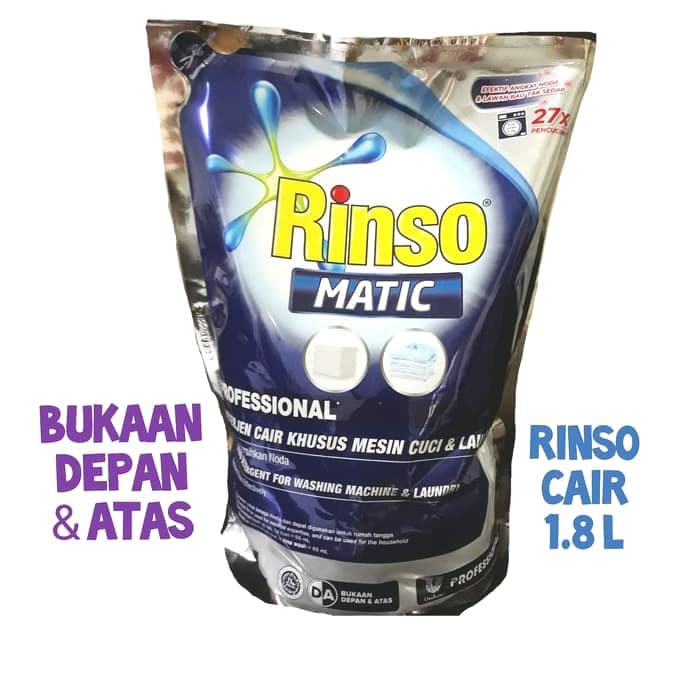 MRH Rinso Matic Professional Cair 1.8 L