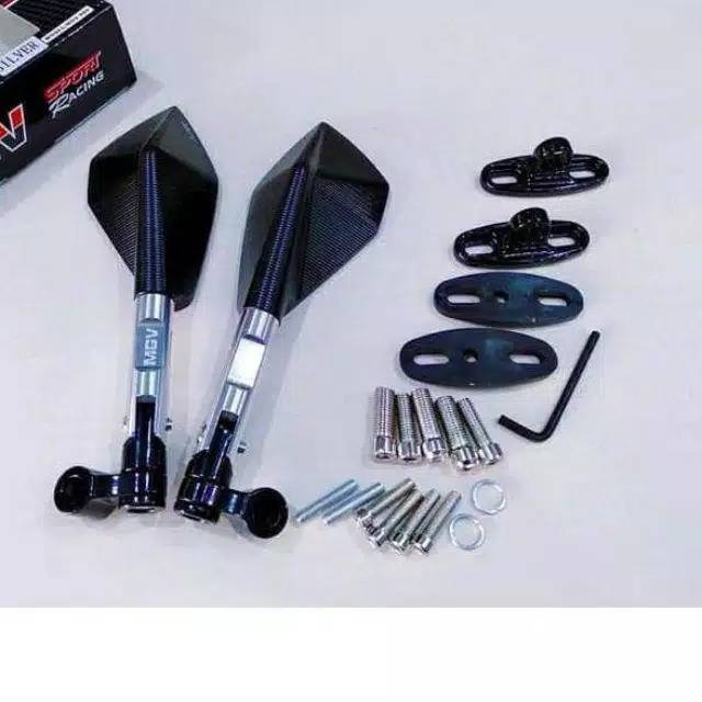 GR spion tomok full cnc spion tomok v2 &amp; v5 universal semua motor spion variasi cbr ninja vixion nmax aerox pcx gsx Ori