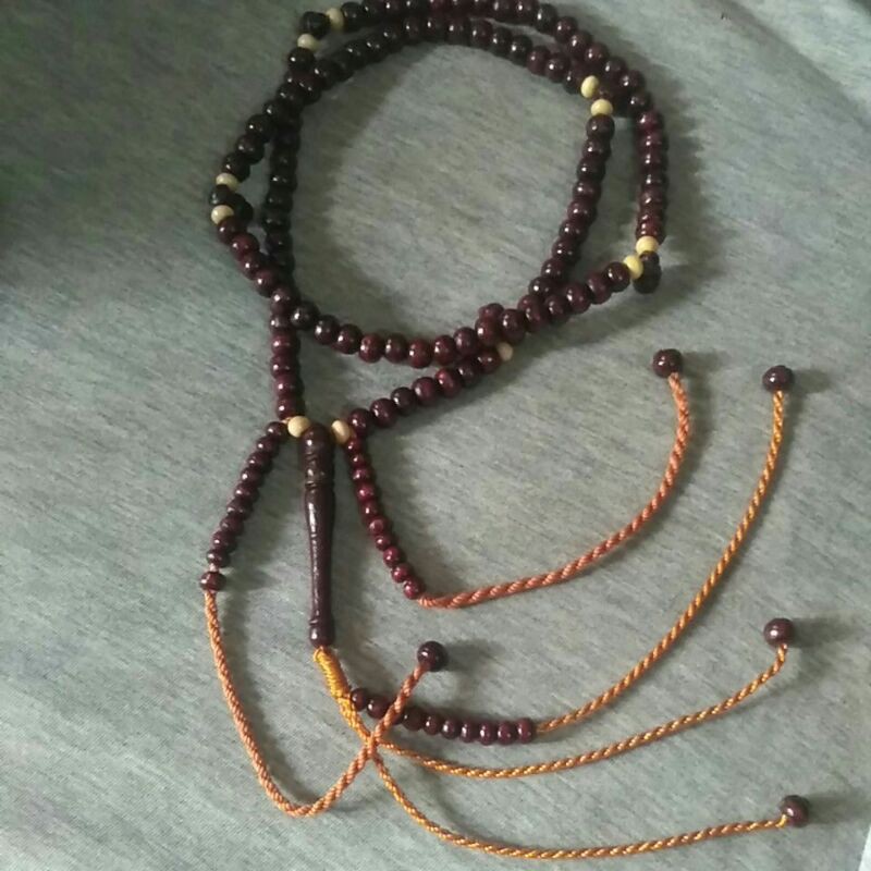 tasbeh tijani dari kayu walikokon