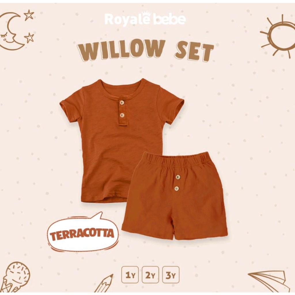 ROYALE BEBE WILLOW SET / SETELAN ANAK