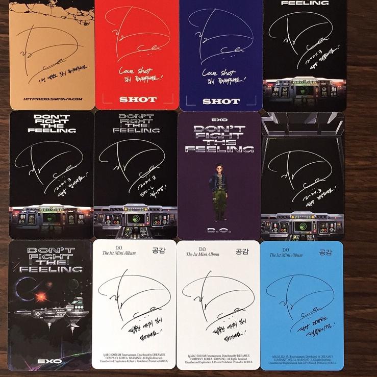 [KODE F9C] EXO Kyungsoo D.O Do Photocard PC Album mama xoxo growl overdose exodus love me right lmr 