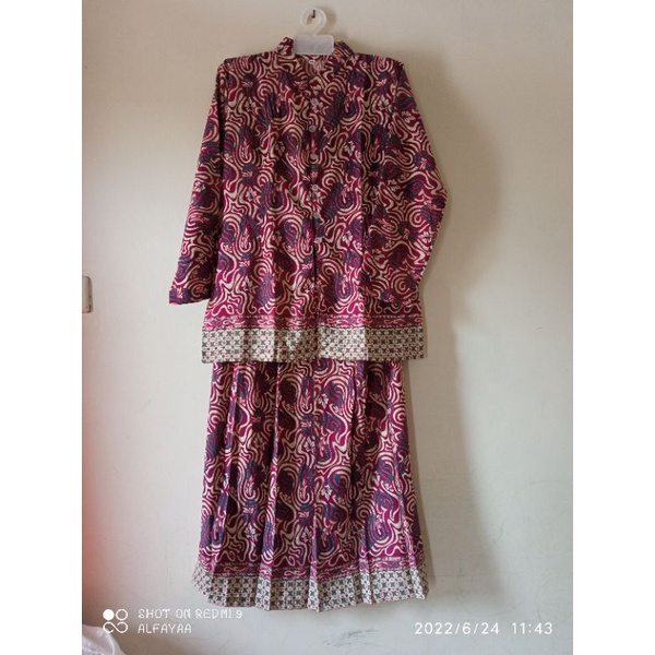 Baju nenek batik / setelan nenek batik