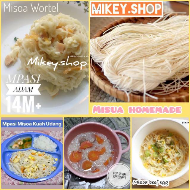 

Misua handmade MPASI Import 100gr Mee Suah Misoa