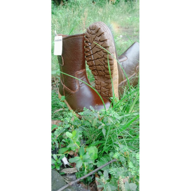 Sepatu Boot kulit asli / Boot Shoes Jugerr kulit sapi asli 100%