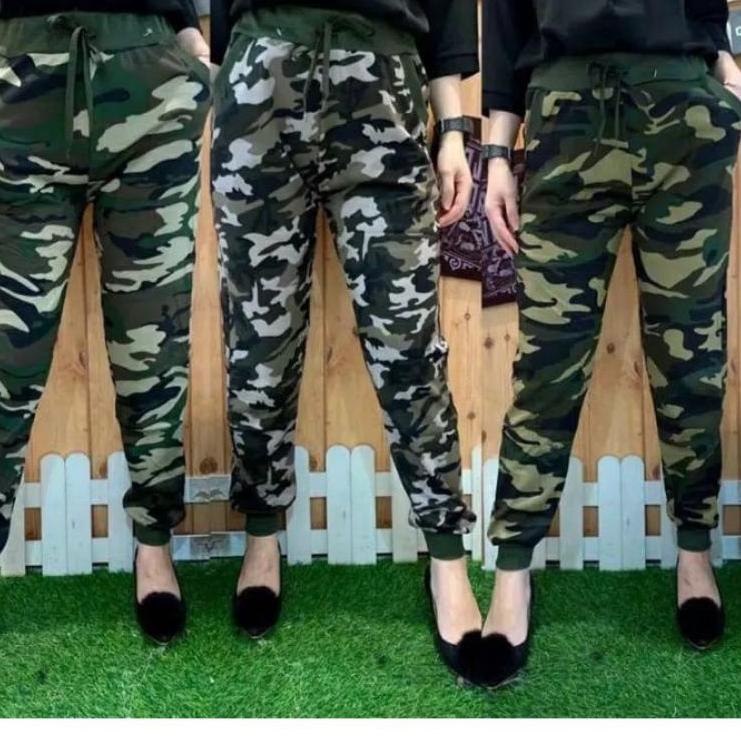 JP_Celana senam Joker army panjang wanita..bahan import ‑ WSO.20Au22ᴮ