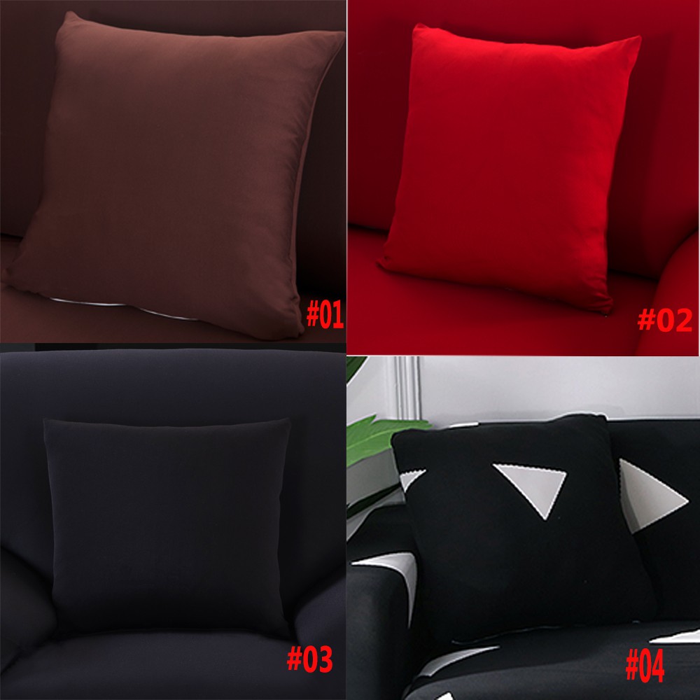 Sarung Bantal  Sofa dengan Bahan Halus dan Warna  Hitam 