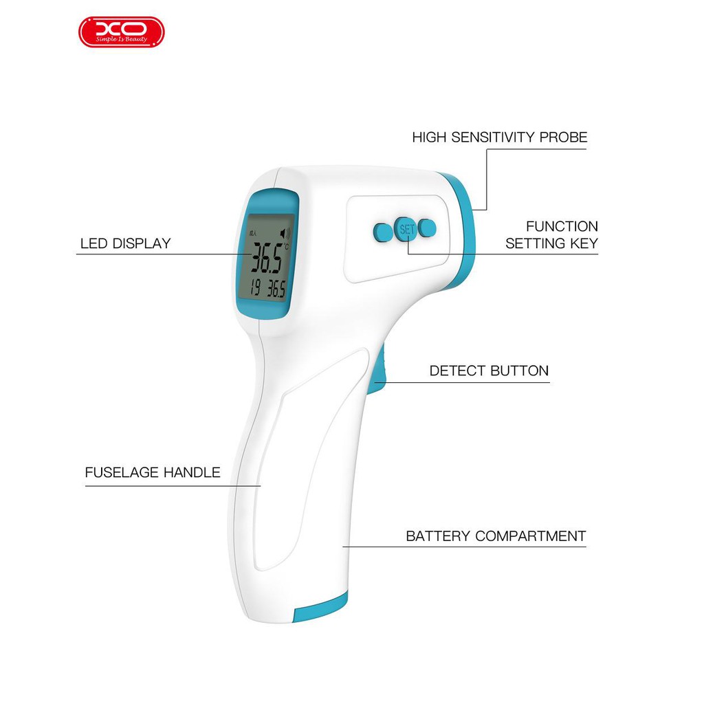 Termometer Infrared - termogun - alat ukur suhu tubuh - termometer tembak