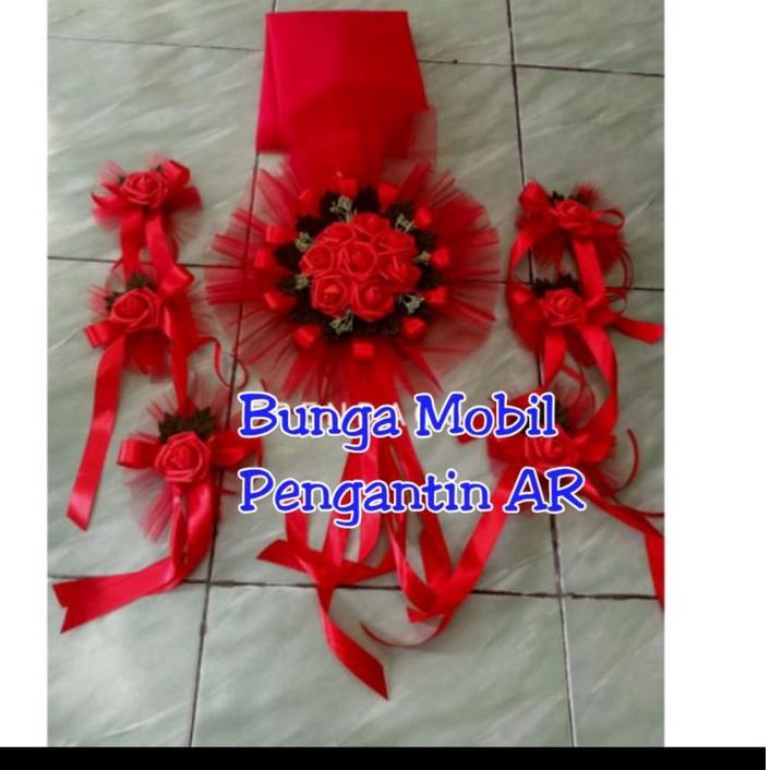 Banyak Dipakai.. Bunga Mobil pengantinmurah k2 , Bunga hias mobil pengantin, Bunga dekor mobil