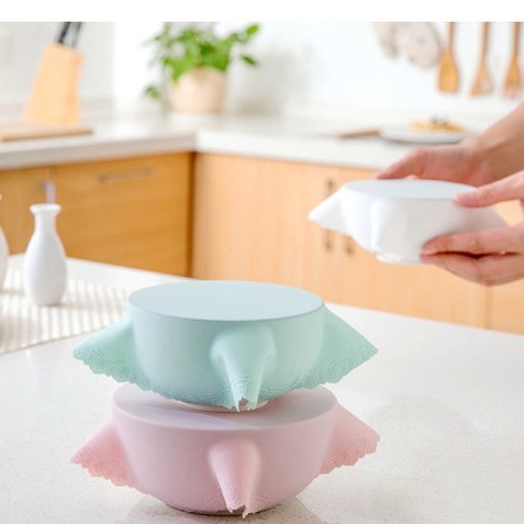 Penutup Mangkok Silikon Anti Slip dan Tumpah