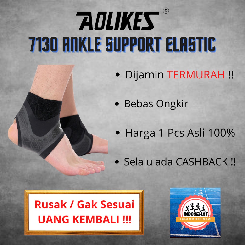 AOLIKES 7130 Elastic Ankle Support - Deker Pelindung Engkel Kaki Elastis