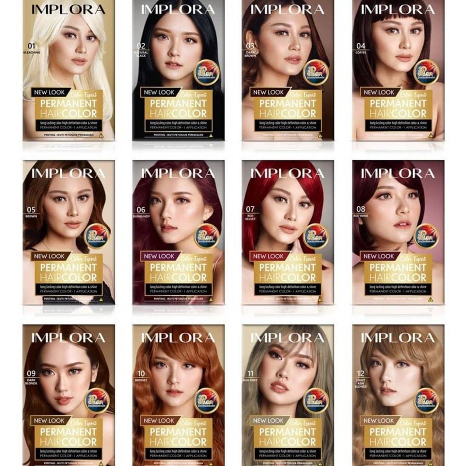 IMPLORA HAIR COLOR 3D/CAT RAMBUT 30ML