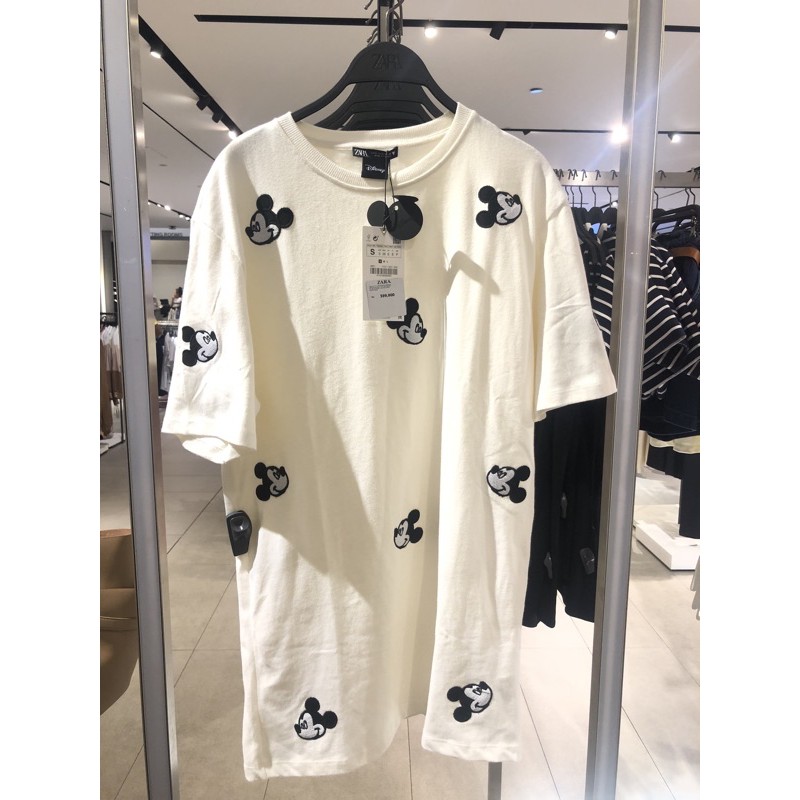 Jastip Zara Mickey Oversized Tshirt