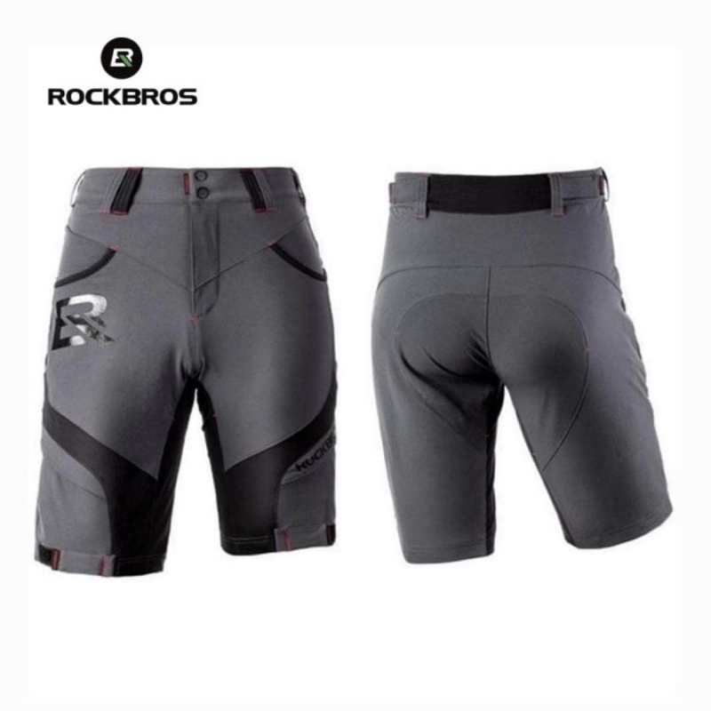 Celana ROCKBROS YPK020 Padded 2 in 1 MTB RB sepeda Lipat Cycling Short