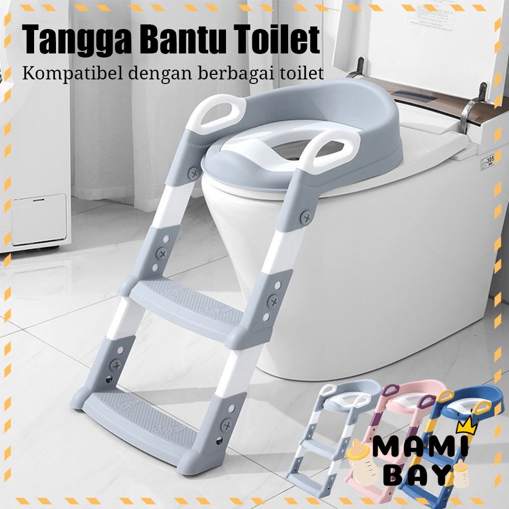 Mamibayi Tangga bantu untuk toilet training anak potty chair foldable