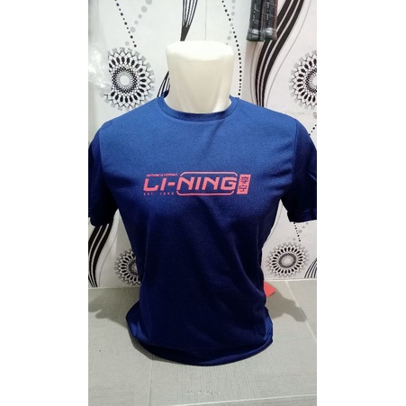 Baju Lining Ori Badminton Baru Bonus Grip