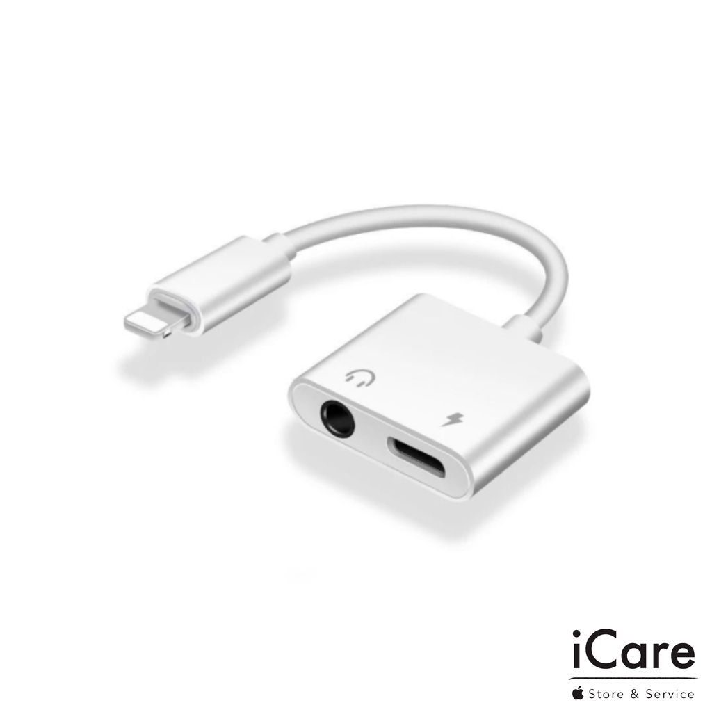 Jual Audio Splitter Lightning + Jack 3.5 mm Shopee Indonesia