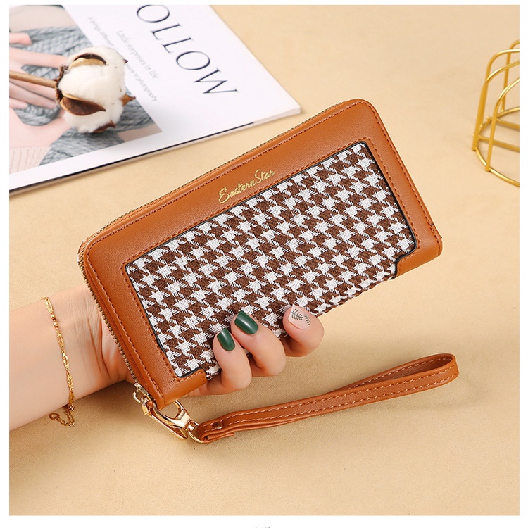 Dompet Panjang Wanita Pouch Import / Wallet Motif Bunga - 407