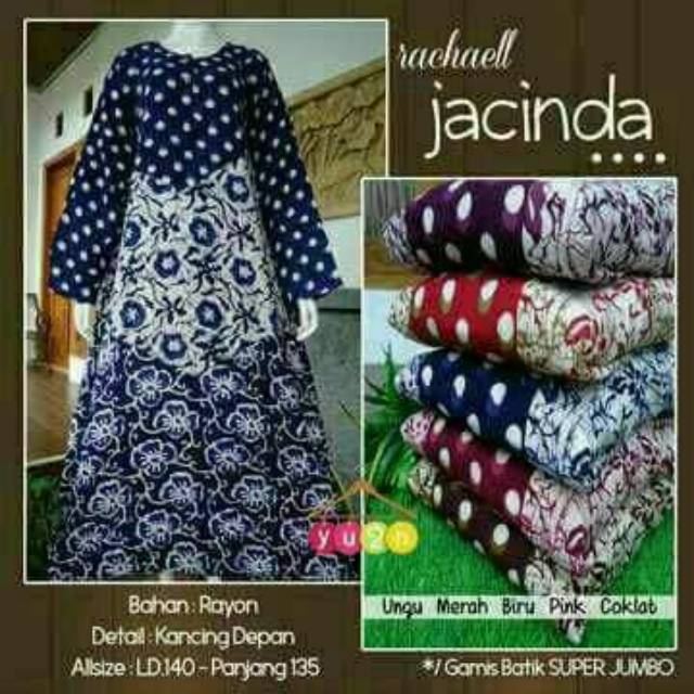 Gamis batik super jumbo