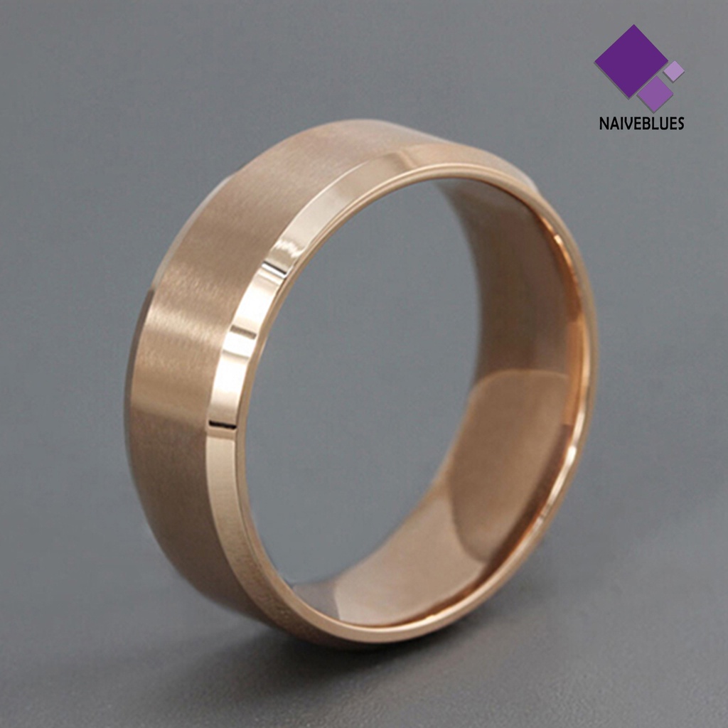 Cincin Bahan Titanium Steel Gaya Punk Untuk Cocktail