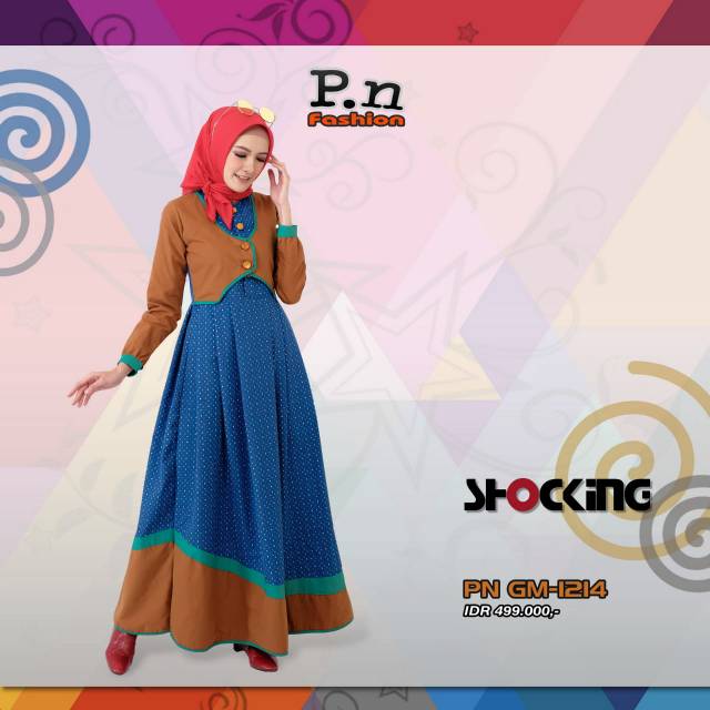Gamis pn fashion pn gm 1214
