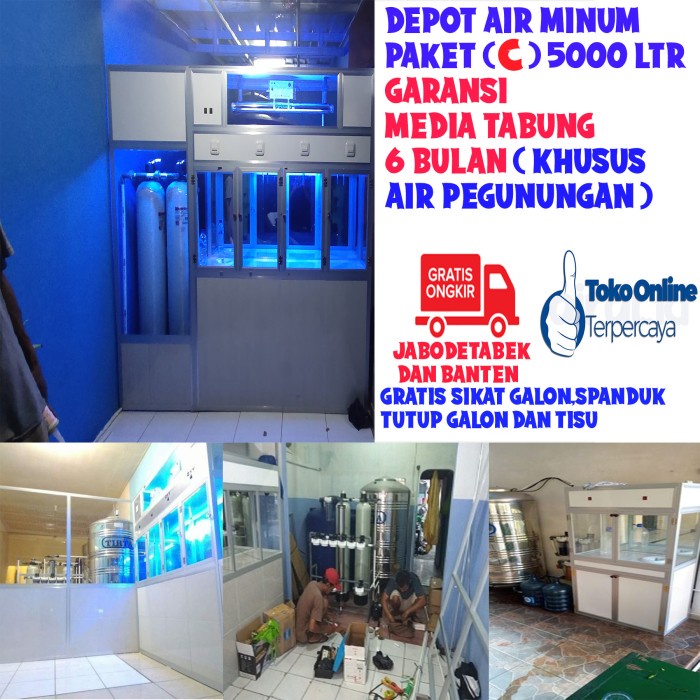 

Depot air minum isi ulang paket C