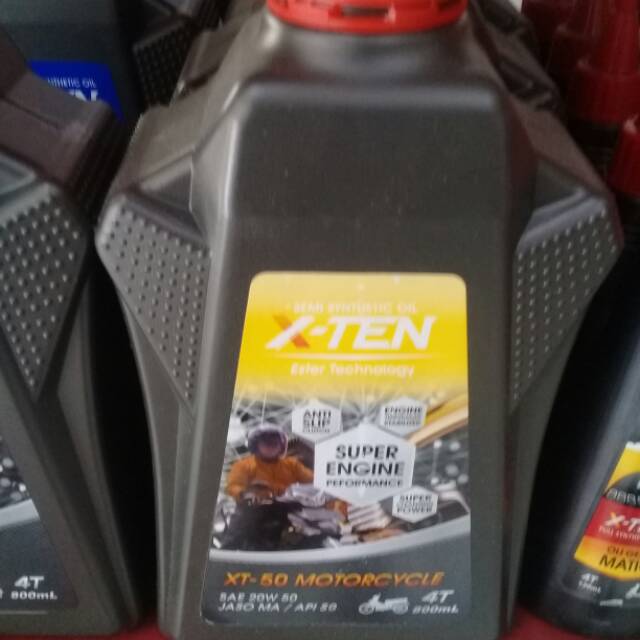 oli motor Murah Baru xten X-TEN X50