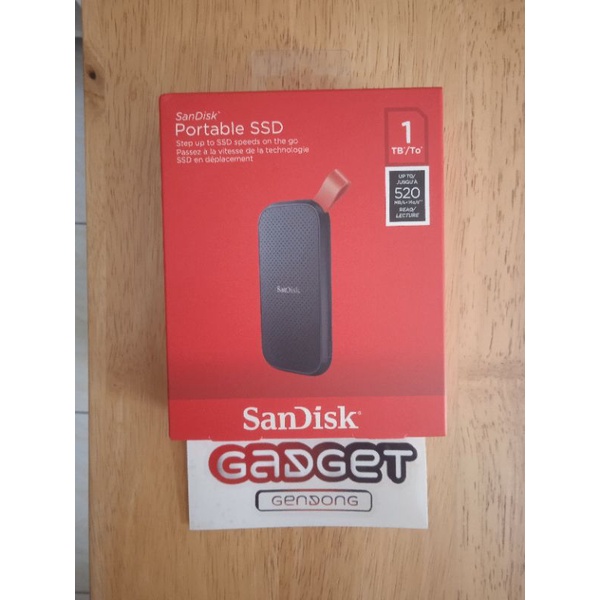 Sandisk SSD Portable 1TB Sandisk E30 Hard Drive External