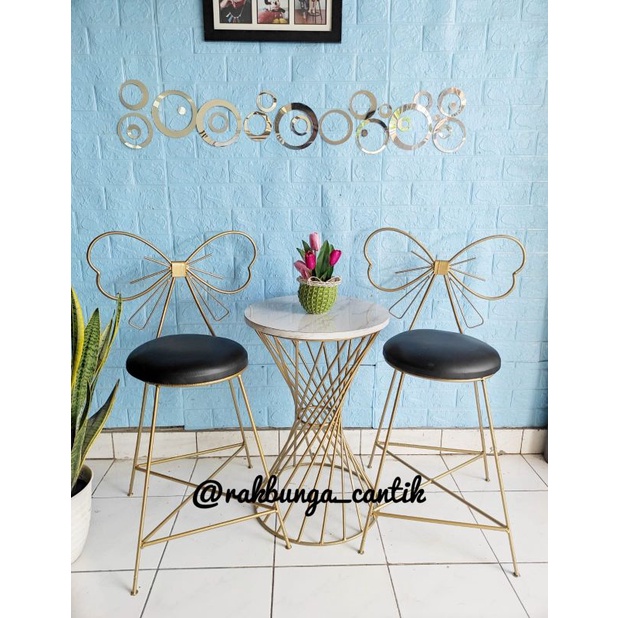 Kursi set bangku taman teras minimalis