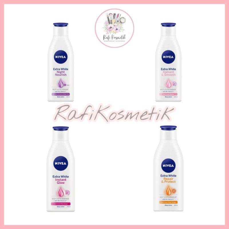 Nivea Extra White Body Lotion Repair & Protect | Instant Glow | Night Nourish 100ml 200ml