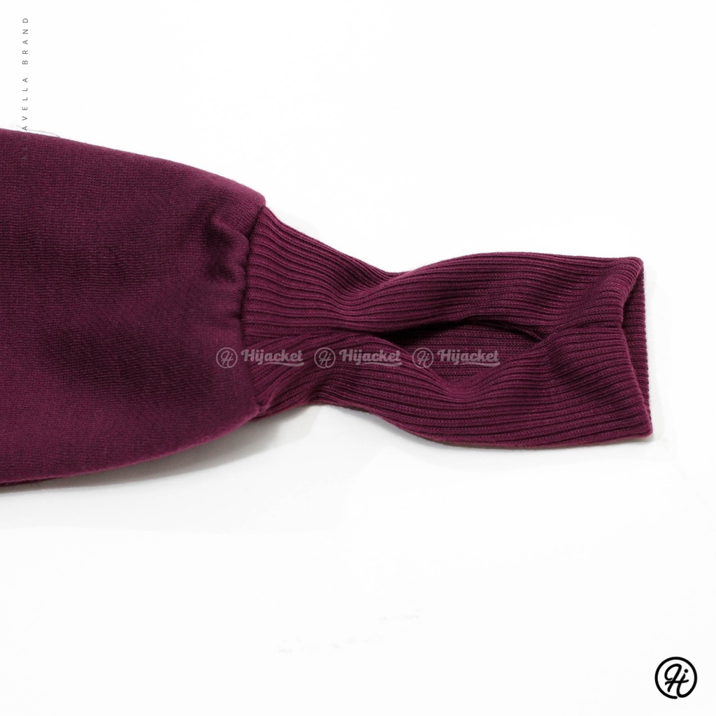 Hijacket® Mallika Purple Oringal Guaranteed Jaket Muslimah HIjaber Free Goodiebag Bisa COD-5