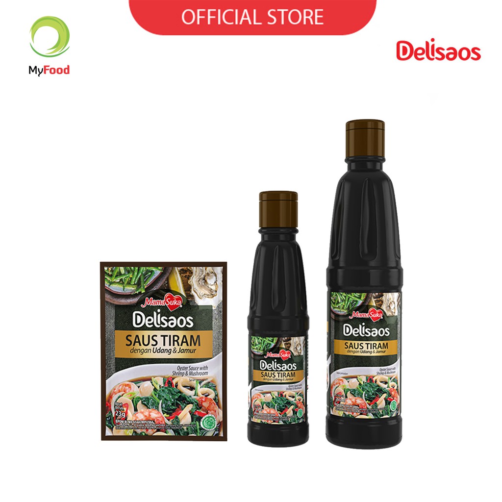 

MamaSuka - Delisaos Bumbu Saus Tiram Udang & Jamur 320 ml